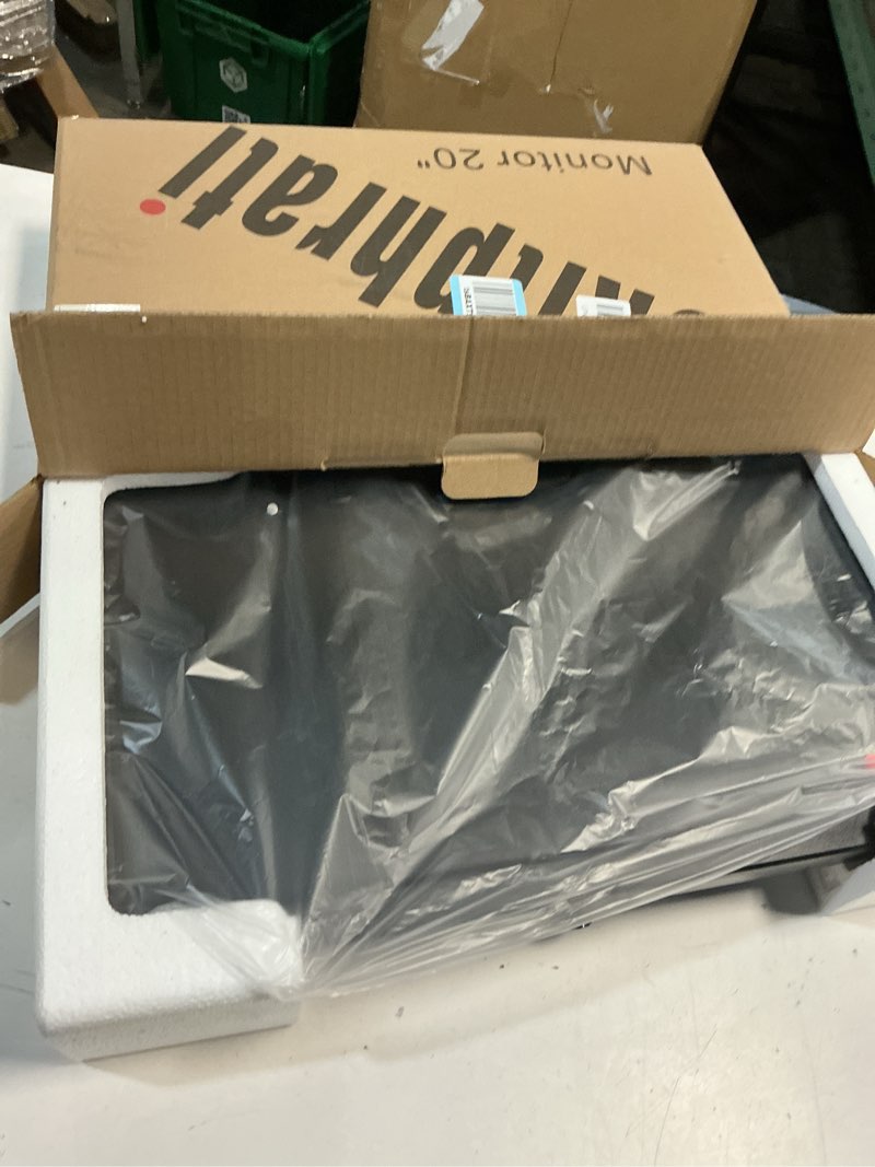 Condition photo showing Good Condition for 20" PC Monitor 1600x900 75Hz 5MS HDMI Monitor LED Viewing Angle 95° (Horizontal) with HDMI VGA Input, 76% sRGB, VESA Wall Mount, TN Panel, Black 20'' HDMI/VGA