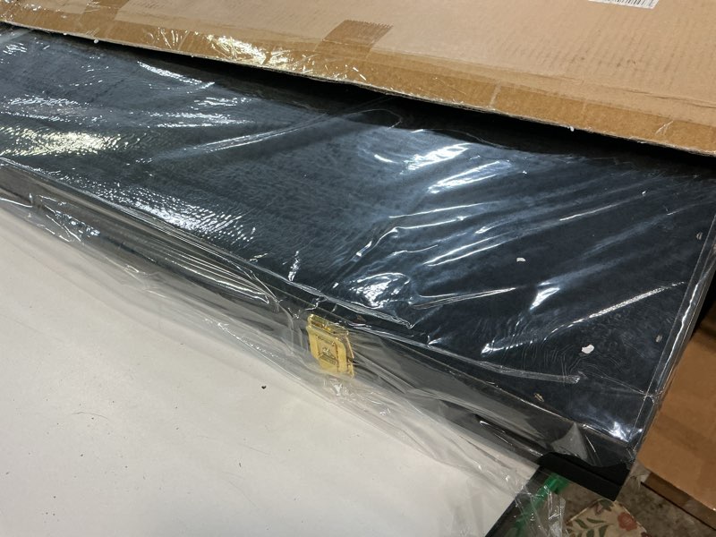 Condition photo showing Good Condition for 2xl jersey display frame - jersey frame display case - jersey shadow box for baseball basketball football soccer hockey sports shirts, uniform, uv protection acrylic glass, 2 hangers (black) jerseybox-goldlock-1pack