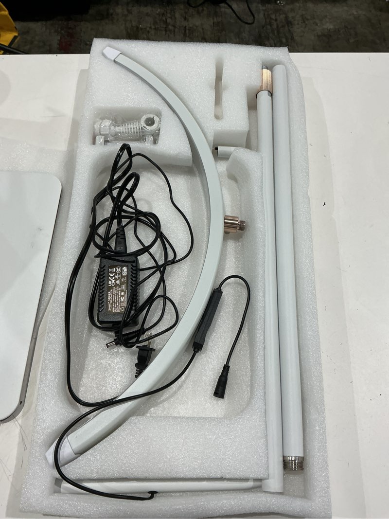 Condition photo showing Good Condition for white eyelash light half moon led light, esthetician light, tattoo light, facial moon lamp, beauty lighting, skin care, eyelashes, eyebrow, photography and content creation, 40w