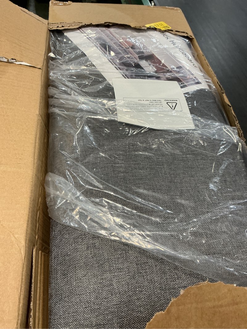 Condition photo showing Good Condition for Upholstered Wall Mounted Headboard Panels for Full Size Bed, 6 Pack Stick-On Tufted Fabric Panels, Self-Adhesive, Soundproof and Decorative Bed Backboard, 10"x24" Each, Dark Grey Fabric - Dark Grey Full/Full XL