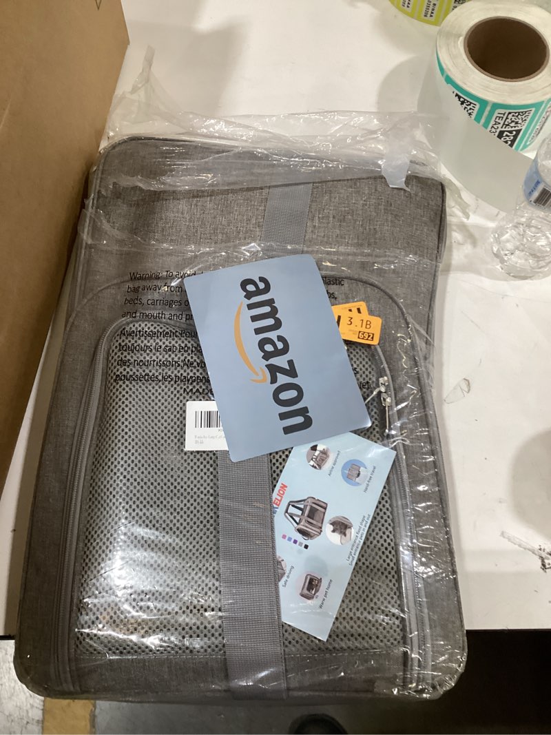 Condition photo showing Good Condition for Henkelion Large Cat Carriers Dog Carrier Pet Carrier for Cats Dogs Puppies up to 25Lbs, Big Dog Carrier Soft Sided, Travel Puppy Carrier - Large - Grey 20.0"L x 13.0"W x 13.0"H Grey