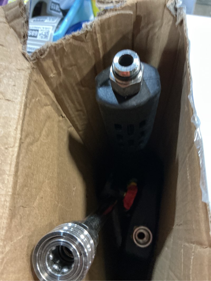 Condition photo showing As Is for m mingle replacement pressure washer gun with extension wand, m22 15mm or m22 14mm fitting, 5 nozzle tips, 40 inch, 4000 psi