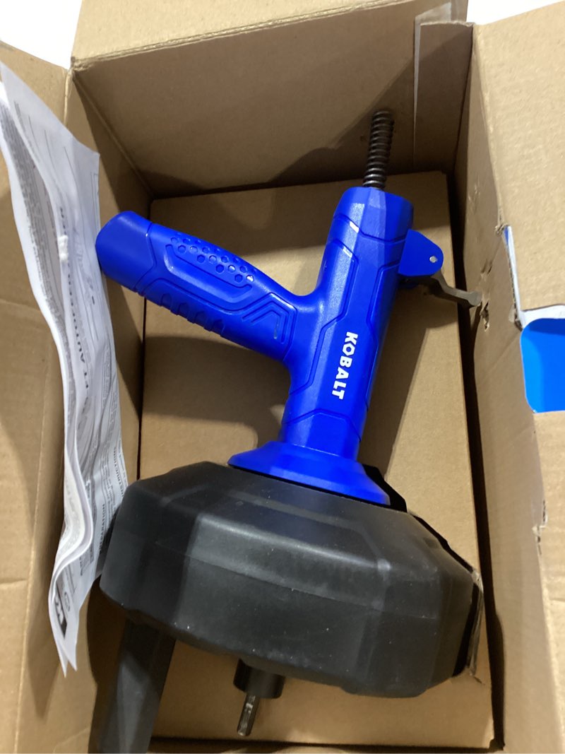 Condition photo showing Good Condition for kobalt 1/4-in x 25-ft high carbon wire hand auger for sink