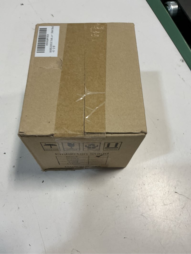 Condition photo showing New/Like New for emberton speaker stand, for marshall emberton speaker, opticaml sound quality, width 5.35inch height 3.94inch, compact size, stylish home audio setup, luxurios matte color… (matt black)
