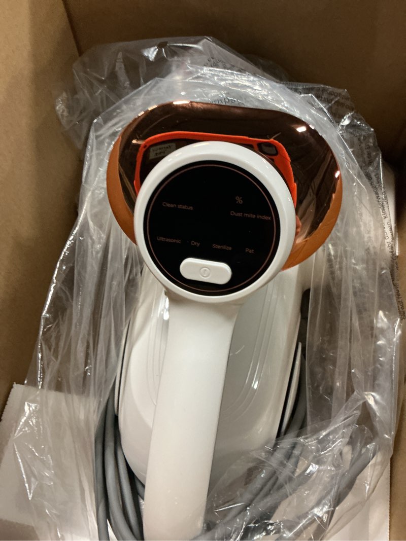Condition photo showing Good Condition for JIGOO Bed Vacuum Cleaner with Dust Sensor, Mattress Vacuum Cleaner with UV & Ultrasonic and High Heating, 13Kpa Suction 500W Powerful Double-Cup Handheld Vacuums (J300, Corded) White