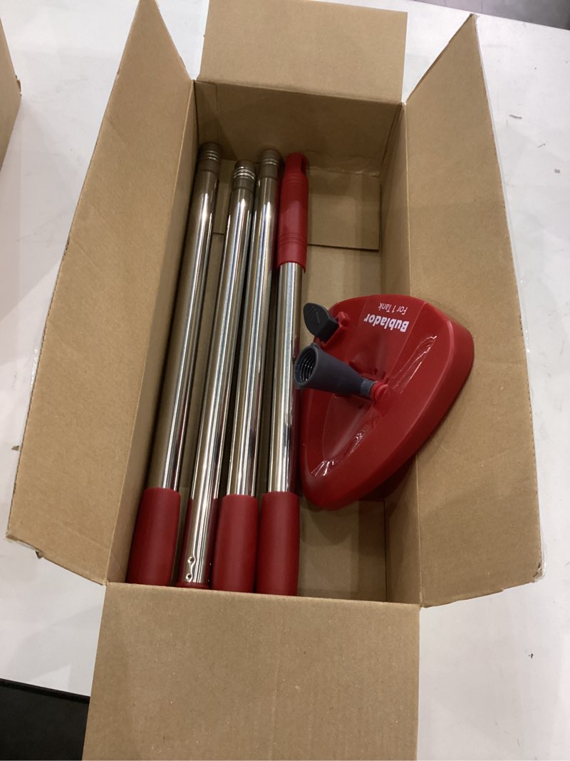 4 Pack Spin Mop Replacement Head Compatible with O-Cedar EasyWring 1 Tank, 30-58" Mop Handle Base an