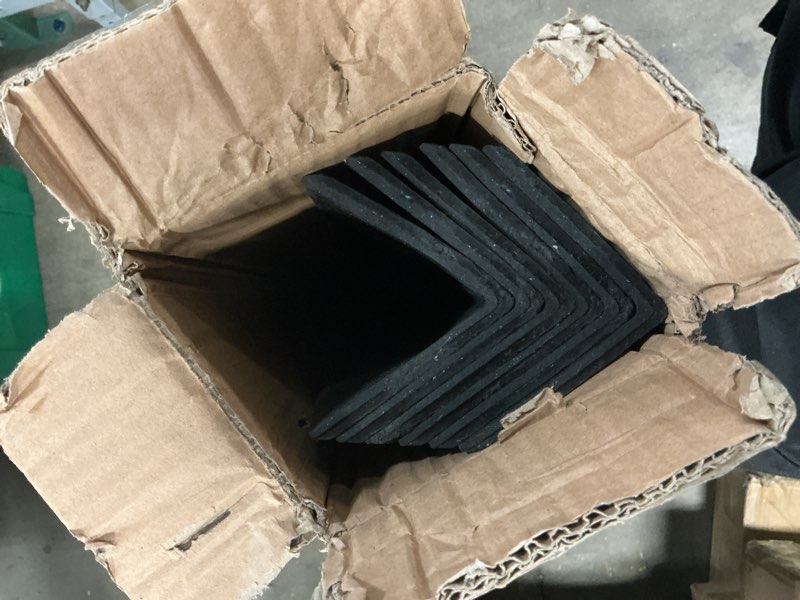 Condition photo showing Good Condition for 27" rubber garage wall protector corner guard for parking lot warehouse edge, 6 packs