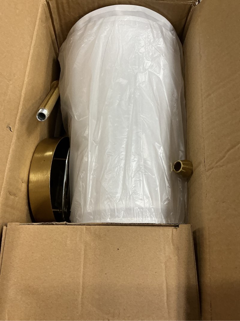 Condition photo showing As Is for Depuley Battery Operated Wall Sconce: Set of 2 Wireless Wall Lights with Remote for Bedroom - Rechargeable 15 Colors Gold Wall Lamp for Living Room Hallway Gold 24 Inch Set of 2