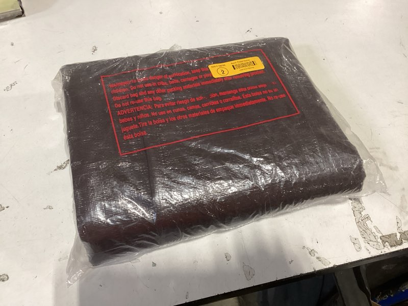 Project Source 8-ft x 10-ft Silver Waterproof Standard Polyethylene 10-mil Tarp