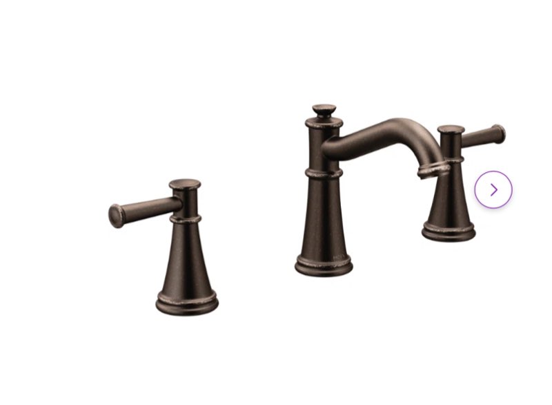 Moen Belfield Two Handle 8 in. Widespread Bathroom Faucet Trim Kit, Valve Required