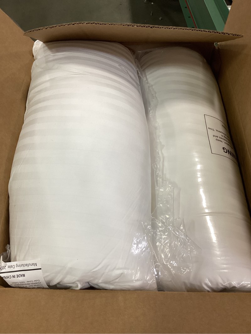 Condition photo showing Good Condition for Beckham Hotel Collection Bed Pillows Standard/Queen Size Set of 2 - Original Soft Down Alternative Pillow for Sleeping - Soft Support for Back, Stomach or Side Sleepers