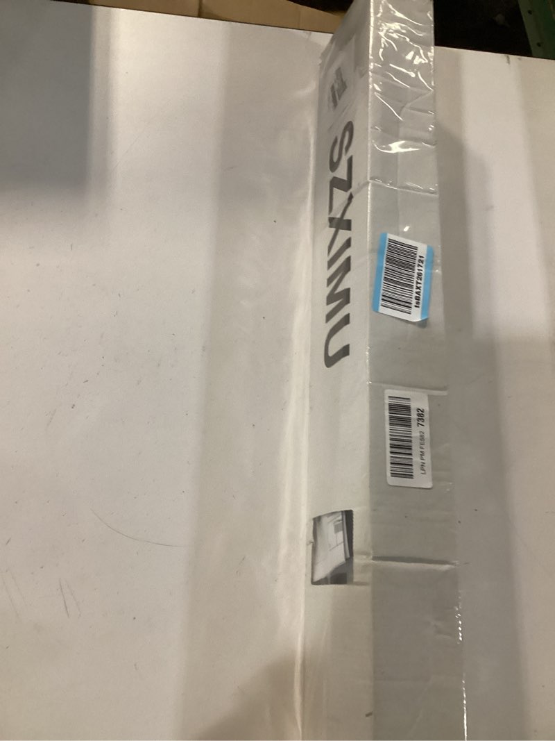 Condition photo showing New/Like New for Window Blinds, SZXIMU 2'' Cordless Blind for Indoor Windows, 35" W X 64" H Mini Blinds, Light Filtering Blinds & Shades, Horizontal Window Blinds for Home Bedroom Living Room Bathroom Kitchen, White 35"W x 64"H