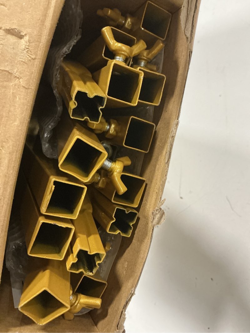 Condition photo showing Good Condition for Fomcet 6.6x3.3FT Metal Gold Wedding Arch Backdrop Stand Balloon Arched Frame for Ceremony Birthday Party Graduation Bridal Baby Shower Anniversary Background Decoration 6.6x3.3FT(HxW) Gold