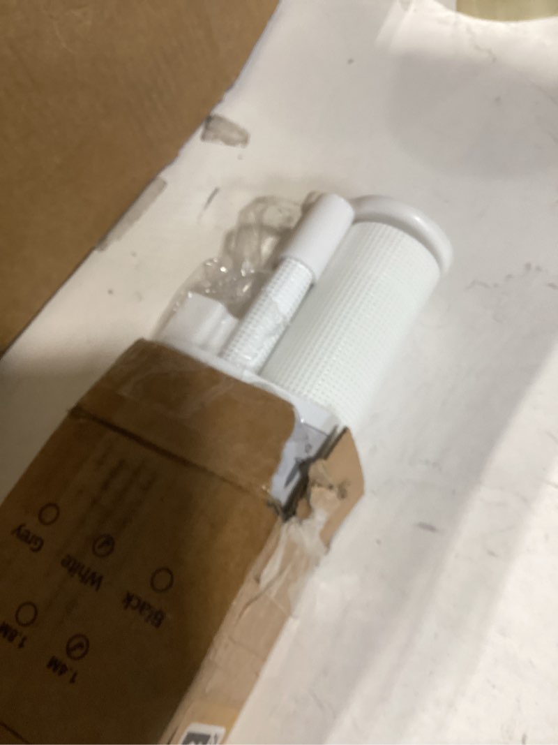 Condition photo showing New/Like New for retractable baby gates for doorways, mesh dog gate for stairs, pet gate indoor, extends to 55" wide 33" tall, safety toddlers gates for hallways, indoor & outdoor use, white white 33'' tall x 55'' wide