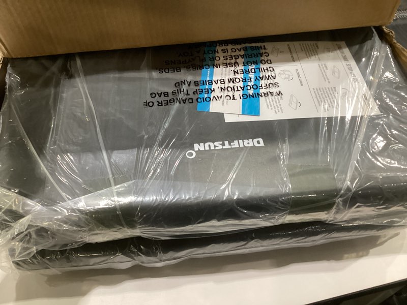 Condition photo showing New/Like New for Driftsun 2 Pack Standard Size Stadium Seats with Back Support - Deluxe Foldable Stadium Chairs for Bleachers - Folding Waterproof Sport Chair - Easy to Transport Grey Standard