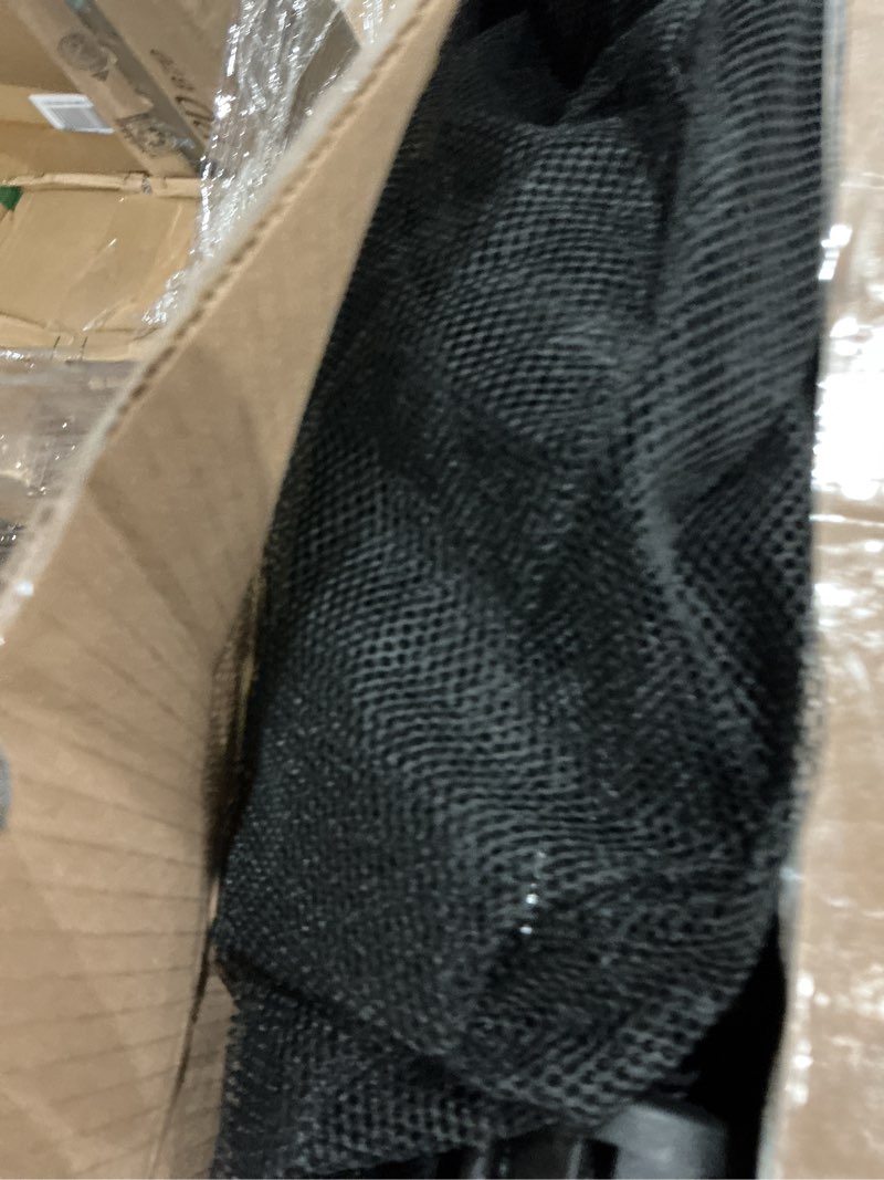 Condition photo showing As Is for portable large pop up pet cat tents enclosures for outside patio black-with rain fly
