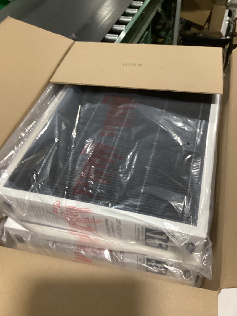 Condition photo showing New/Like New for x6672 merv 16 16x25x5 furnace filter compatible with lennox x6672 for furnace hvac system, part #hcf16-16, 16x25x5 (actual size: 15.7 x 24.7 x 4.4 in), 2 pack
