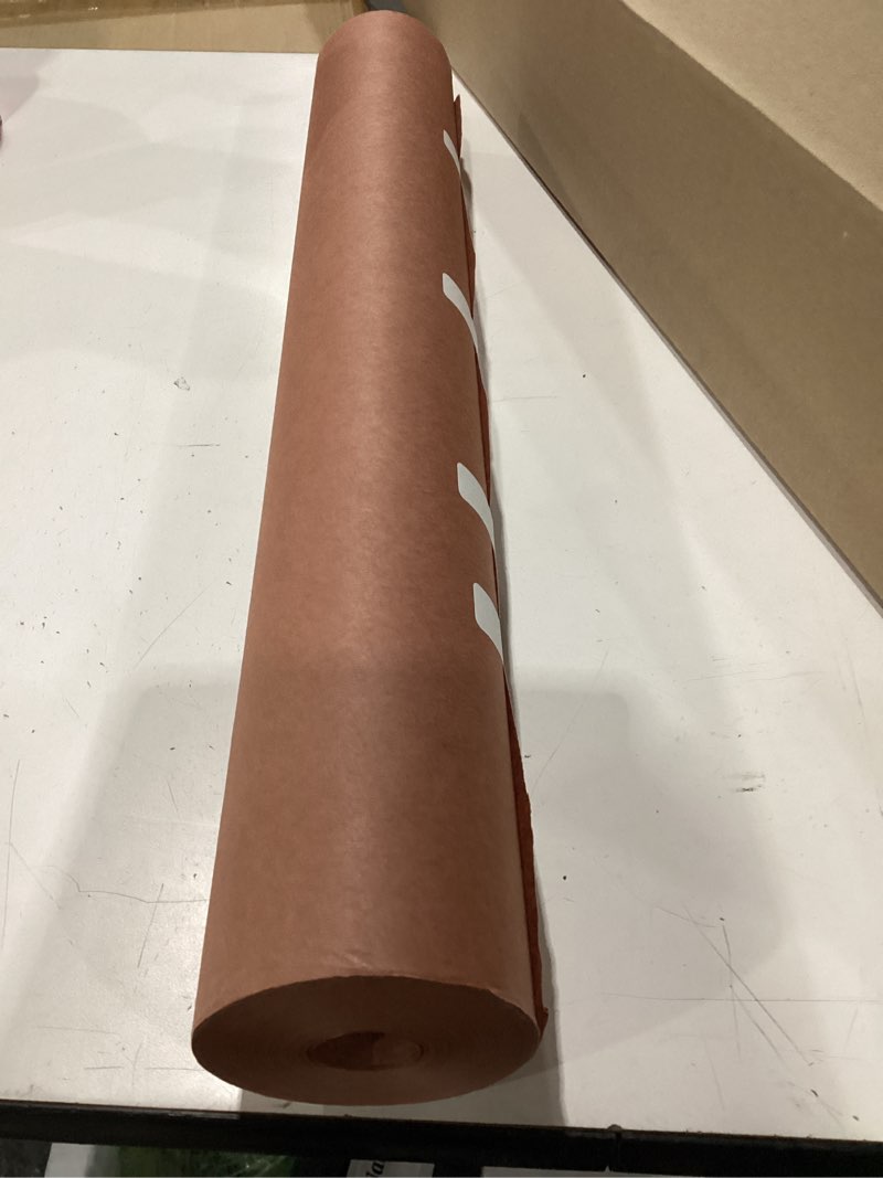 Condition photo showing New/Like New for smart&casual 17.8"×1,200"(100') brown kraft wrapping paper for craft gift bulletin board bouquet flower table covering packing shipping moving 70gsm 50lb brown 17.8" x 1200"