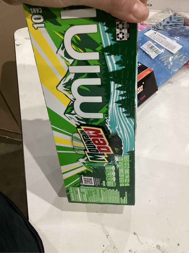 Condition photo showing New/Like New for Mountain Dew Citrus Soda Pop  7.5 fl oz  10 Pack Mini Cans