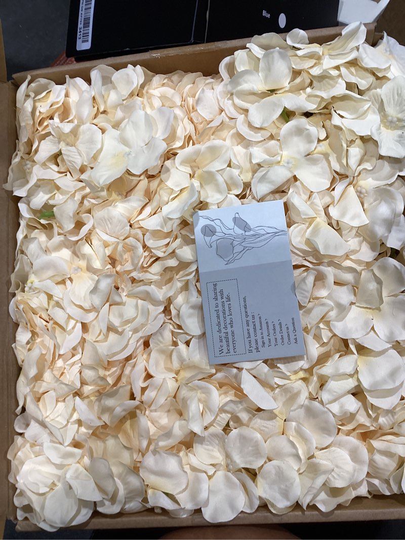 30 pcs hydrangea artificial flowers, champagne hydrangea artificial flowers bulk, faux hydrangea flo