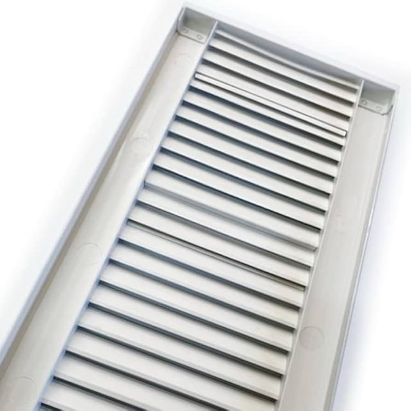 Shutters, Louvered Shutters, Standard Louvered Exterior Vinyl Window Shutters, White, (1 Pair = 2pcs) 14"W x 57"H