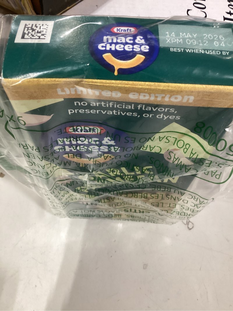 Condition photo showing New/Like New for Kraft Garlic Parmesan Flavored Mac & Cheese Macaroni and Cheese Sauce Mix, Dinner Sides, 7.25 oz Box