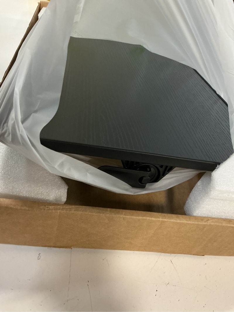 Condition photo showing Good Condition for saiji height & angle adjustable laptop stand for bed, lap desk bed tray table, light weight foldable portable laptop table for couch sofa chair floor desk for adults, kids (52*30cm black) black 20.5×11.8in