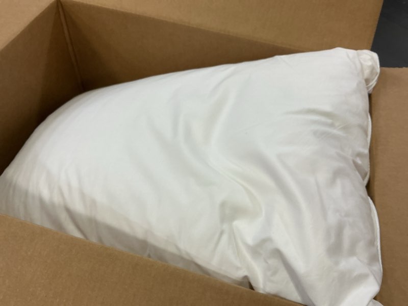 Condition photo showing Good Condition for Medium Standard Pack of 1 100% White Down Pillows 20oz 550FP Hotel Down Pillows for Supporting Back 