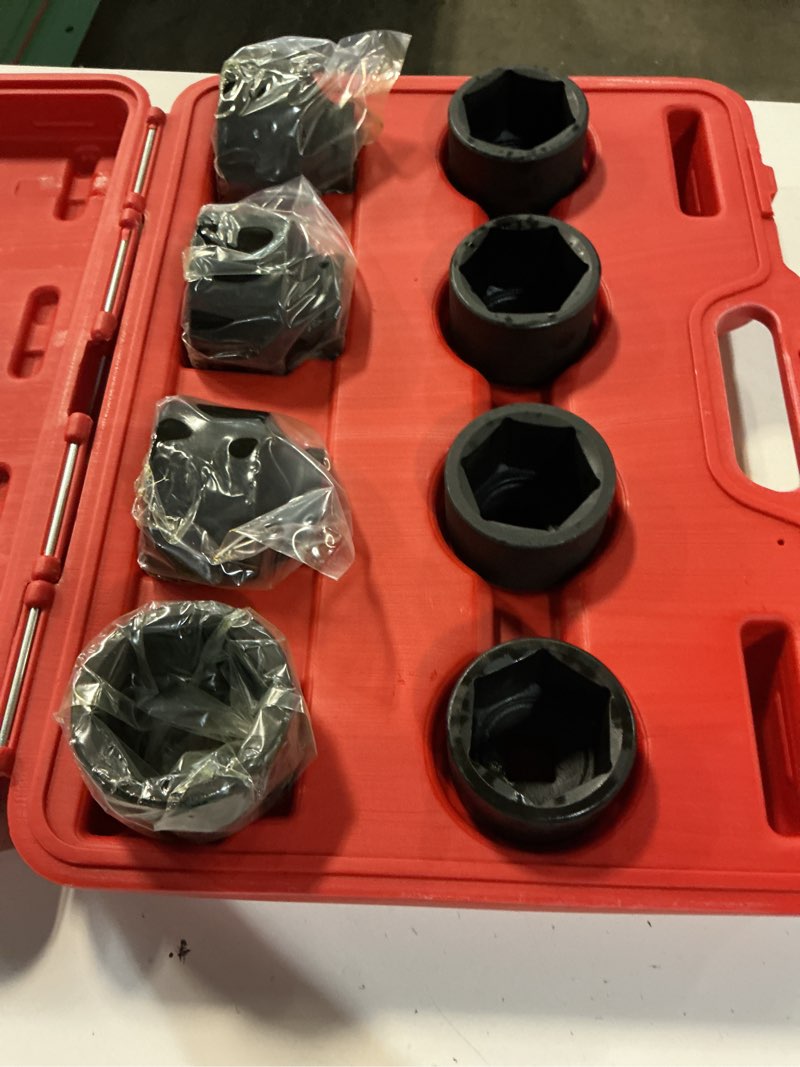 Condition photo showing Good Condition for vct 8pc 3/4" drive jumbo shallow impact socket set sae (2-1/16" - 2-1/2") cr-mo steel
