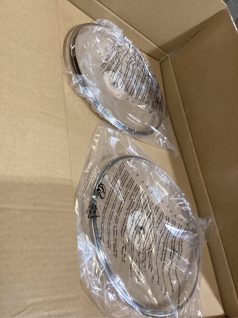 Condition photo showing Good Condition for 24 pcs pots and pans set, non stick ceramic cookware set with 3 stockpots, healthy non-toxic, large capacity, induction compatible, pfas/ptfe/pfoa free, cream white
