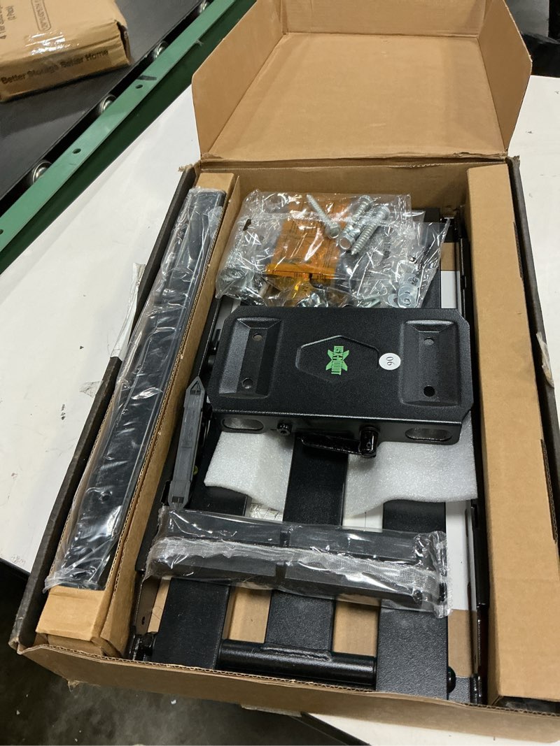 Condition photo showing Good Condition for usx mount full motion tv wall mount for most 42-90 inch flat screen/led/4k, tv mount bracket dual swivel articulating tilt 6 arms, max 16" wood studs, vesa 600x400mm, holds up to 132lbs for 42" to 90" tvs, 16" studs