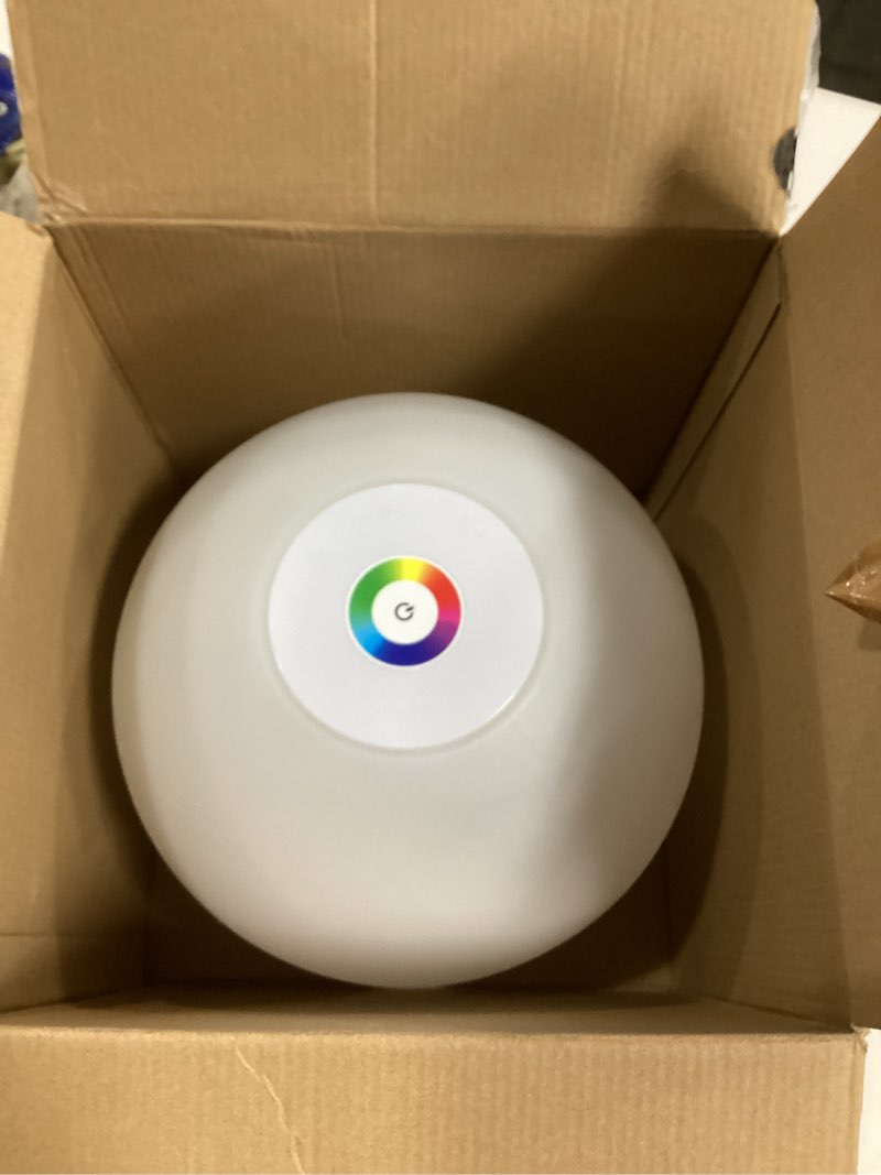 Condition photo showing Good Condition for Table Lamp Cordless USB Rechargeable Outdoor Lights Portable Dimmable Touch 8 Color RGB Warm White Ball LED for Indoor Bedroom Garden Patio Decor