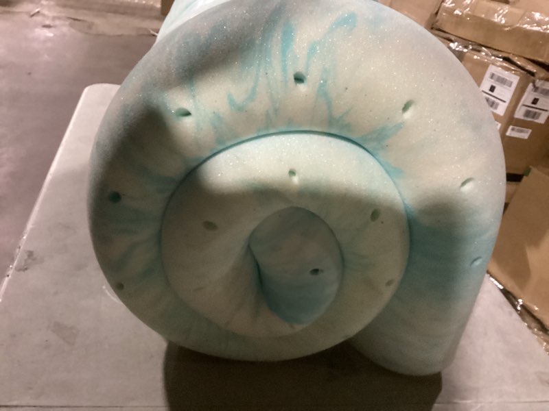 Condition photo showing Good Condition for FoamTouch 8" Height x 35" Width x 79" Length Camper/RV bunk Mattress with Gel Memory Foam -No Cover Gel-on-white-foam 8" x 35" x 79"