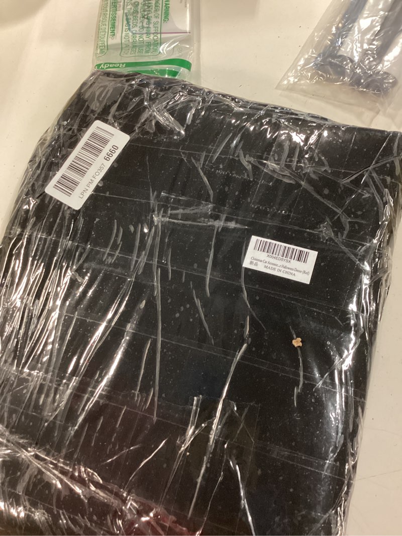 Condition photo showing New/Like New for Christmas Car Accessories?car Decoration 43 Inch*37 Inch 2025 Giant Oversized Santa hat Christmas CAR Decor Red Felt Decal for Party?Costume Auto Accessories(Red)