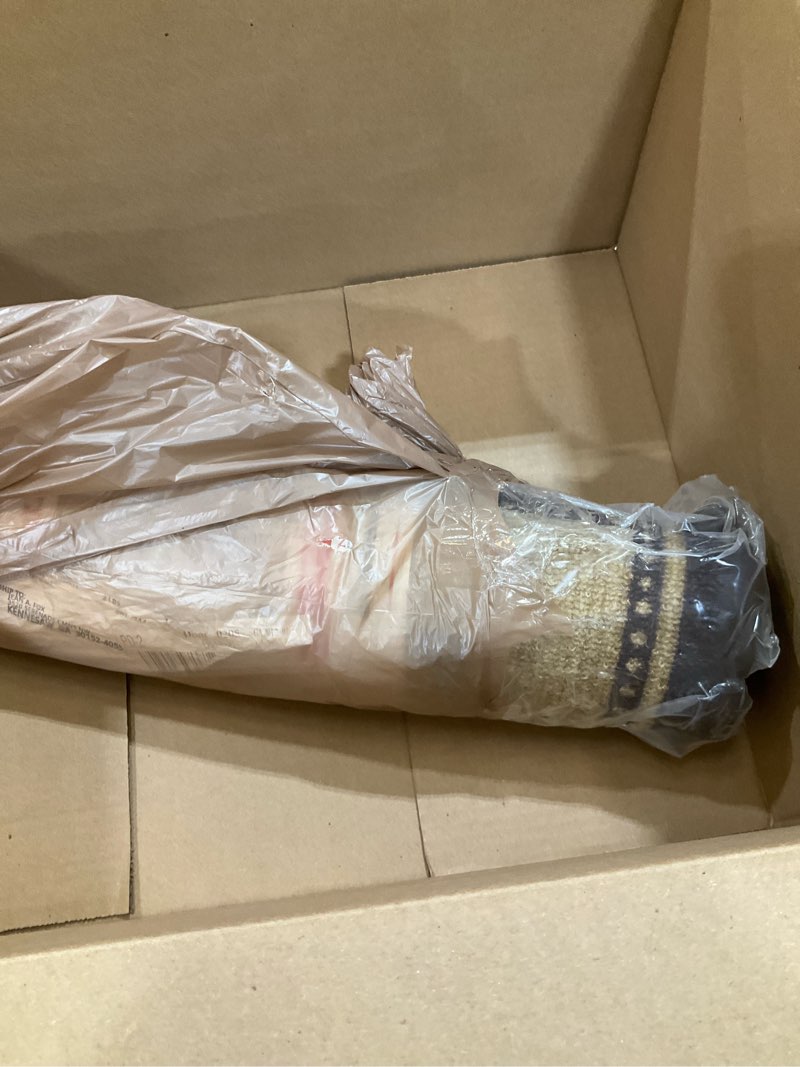 Condition photo showing New/Like New for Ottomanson Hallway Runner Rug 20" x 59" Non Slip Border Area Rugs Easy to Clean Laundry Rug Runner Durable & Pet Friendly Floor Carpet Runners for Hallways Entryway Living Room Kitchen, Brown Bordered Brown 1'8" x 4'11" (Runner)