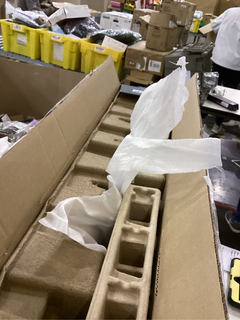 Condition photo showing As Is for ASUS ROG Swift 27” 4K QD-OLED Gaming Monitor (PG27UCDM) - 240Hz, 0.03ms, Custom Heatsink, Neo Proximity Sensor, G-SYNC Compatible, 99% DCI-P3, True 10-bit color, DisplayPort 2.1a UHBR20, 3 yr warranty 27" OLED 4K 240Hz UHD G-SYNC