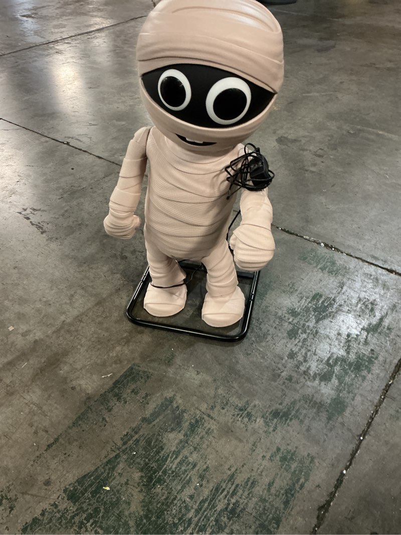 Condition photo showing Good Condition for  haunted living 2.7-ft motion activated dancing mummy animatronic