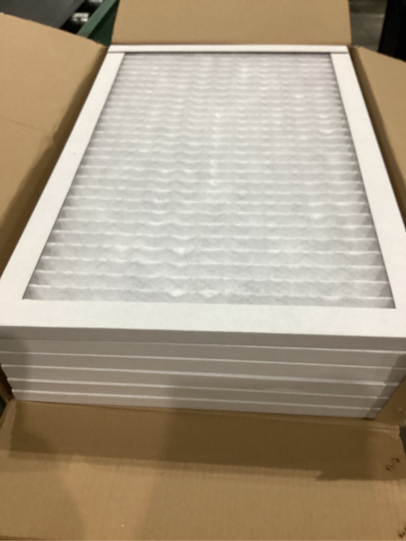 Condition photo showing Good Condition for (6 pack) 16x24x1 air filters, mpr 1900 & fpr 10, merv 13 pleated air filter (actual size: 15.75" x 23.75" x 0.75") 16x24x1 6-pack merv 13