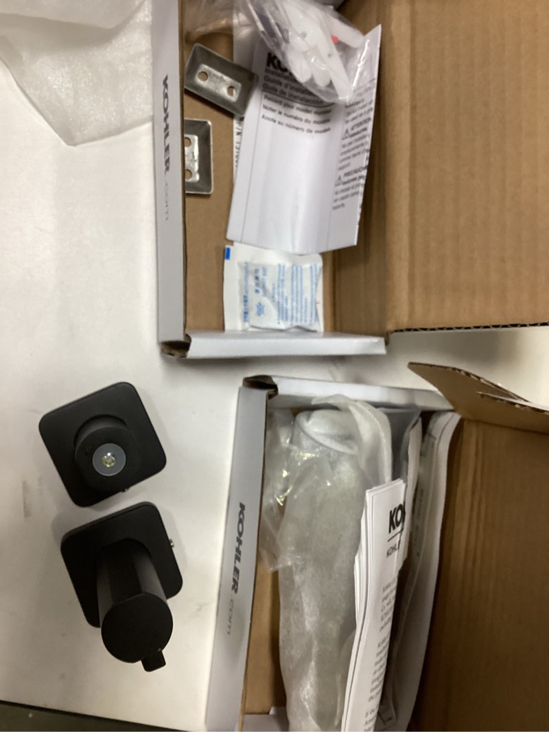 Condition photo showing As Is for (Only part) (incomplete) Parallelâ„¢Widespread Bathroom Faucet, 3-Hole Two Lever Handle Bathroom Sink Faucet, 1.2 GPM