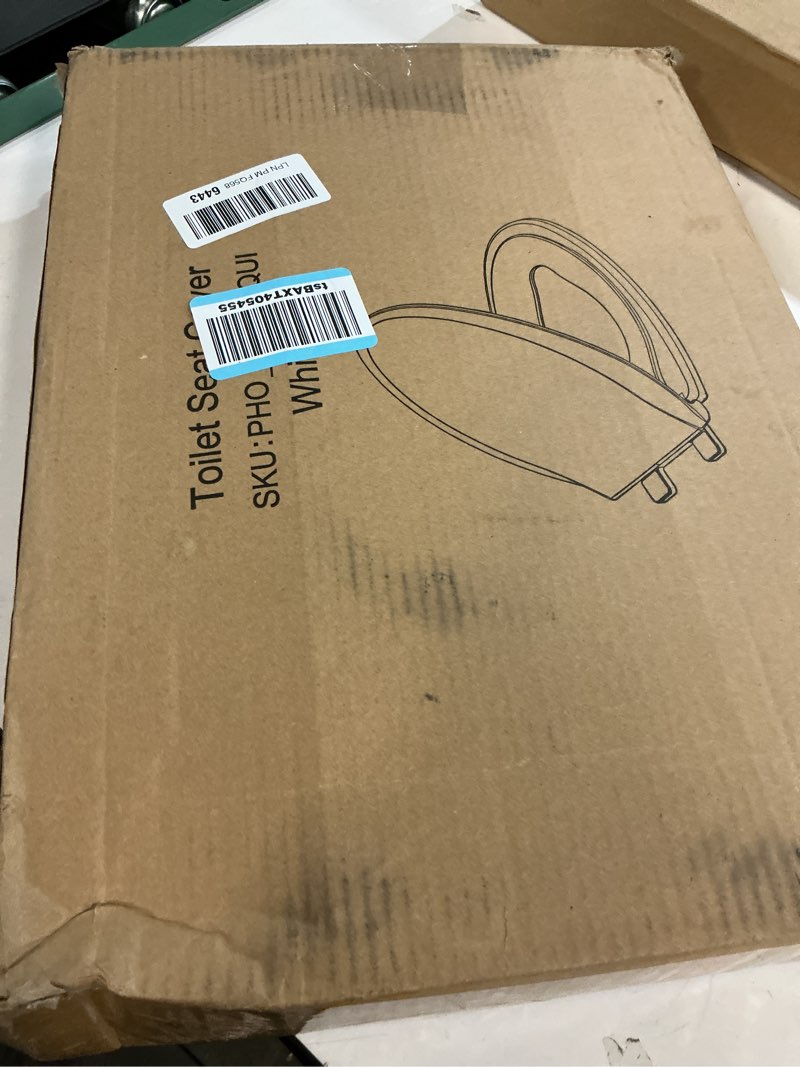 Condition photo showing Good Condition for Toilet Seat, Elongated Toilet Seat with Toddler Seat Built in, Potty Training Toilet Seat Elongated Fits Both Adult and Child, with Slow Close and Magnets- Elongated