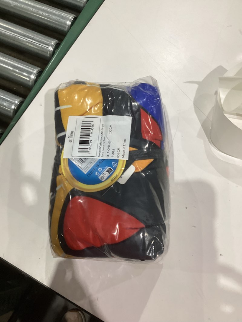 Condition photo showing New/Like New for Get Trend One-Piece Pajamas for Boys, Kids, Soft Fleece Jumpsuit, Zip Front Sleepwear, Lounge Wear, Gifts for Boys 5-6 Years Multi Shadow