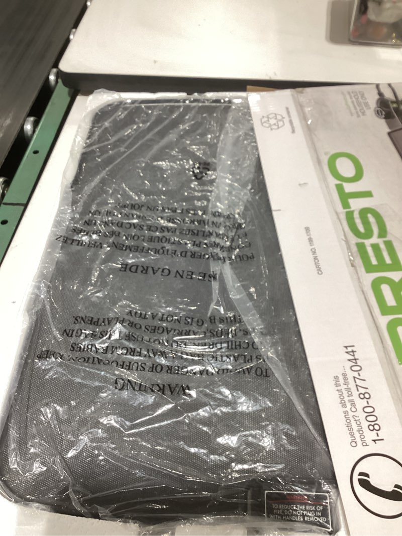 Condition photo showing Good Condition for Presto 07061 22-inch Electric Griddle With Removable Handles, Black, 22-inch