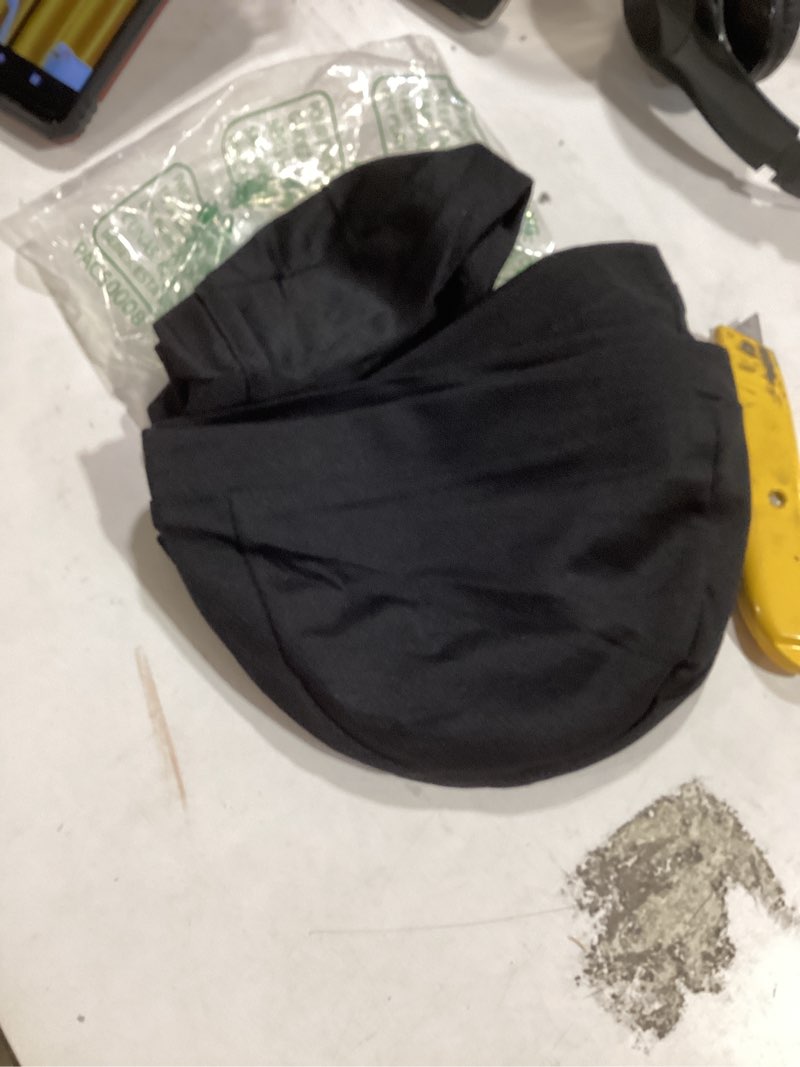 Condition photo showing As Is for incomplete only 3 hats9 pcs cooling skull cap camo liner sweat wicking cap lightweight cycling cap running head cap for men women