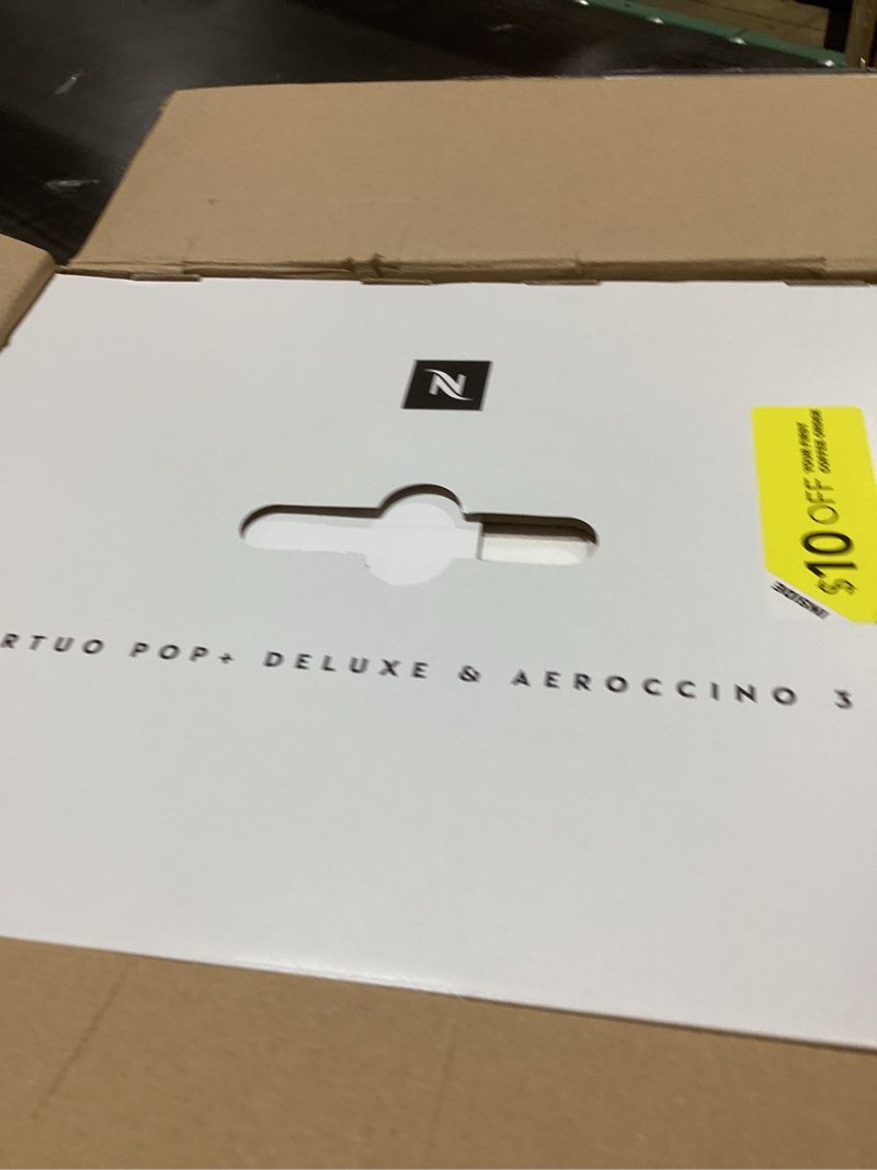 Condition photo showing New/Like New for Nespresso Vertuo Pop+ Deluxe Coffee and Espresso Maker by Breville with Milk Frother, Titan Machine + Milk Frother Titan