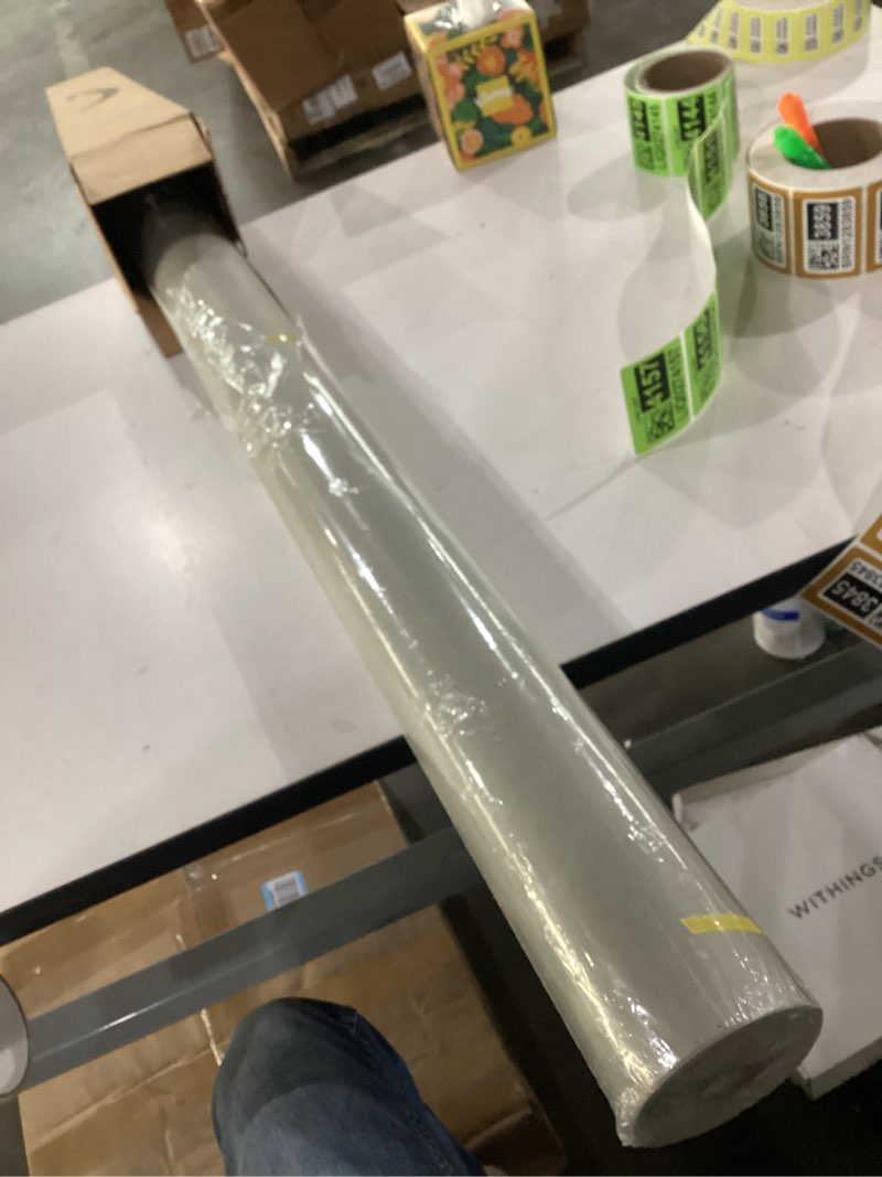 PerkHomy 48" x 2,400" (200') Light Grey Kraft Paper Roll for Craft Bulletin Board Paper Art Table Co