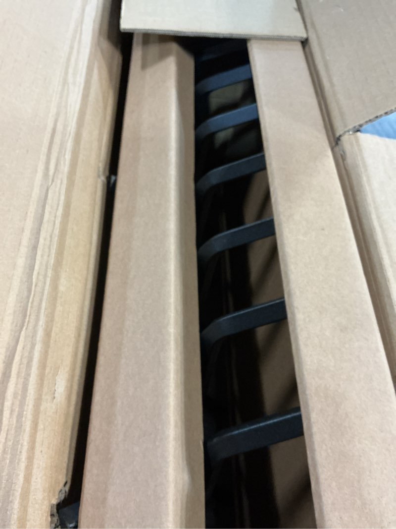 Condition photo showing Good Condition for Mr IRONSTONE Fireplace Grate 24 inch Solid Steel Heavy Duty Firewood Log Burning Rack Fire Grates for Outdoor Kindling Tools Pit Indoor Fireplace Log Holder Wrought Iron Wood Stove