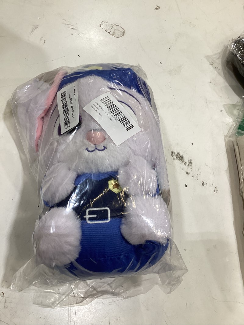 Condition photo showing Good Condition for miniso disney zootopia 2 plush toy, 10" judy hopps stuffed animal for girls boys kids adults, soft disney plush gift for birthday bedroom decor, cute zootopia toys for fans gray judy