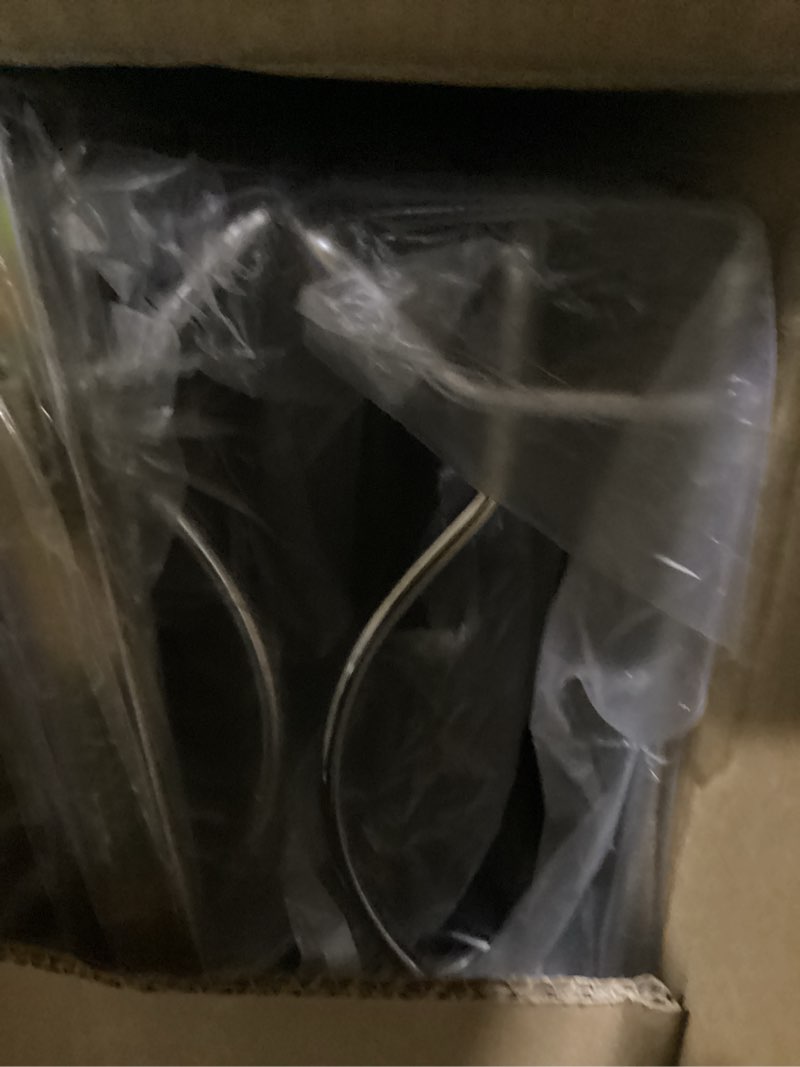 Condition photo showing As Is for OCG 2 Tier Pull Out Cabinet Organizer (9.5" W x 21" D), Pull Out Drawers for Kitchen Cabinets, Pull Out Shelves for Base Cabinet Organization in Kitchen Bathroom Pantry, Chrome Finish 9.5"W x 21"D, 2 Tier