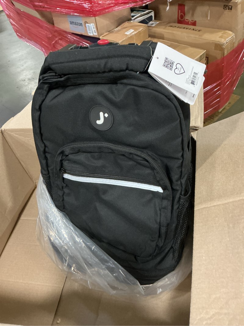 Condition photo showing New/Like New for J World New York Sunrise Rolling Backpack, Black, One Size