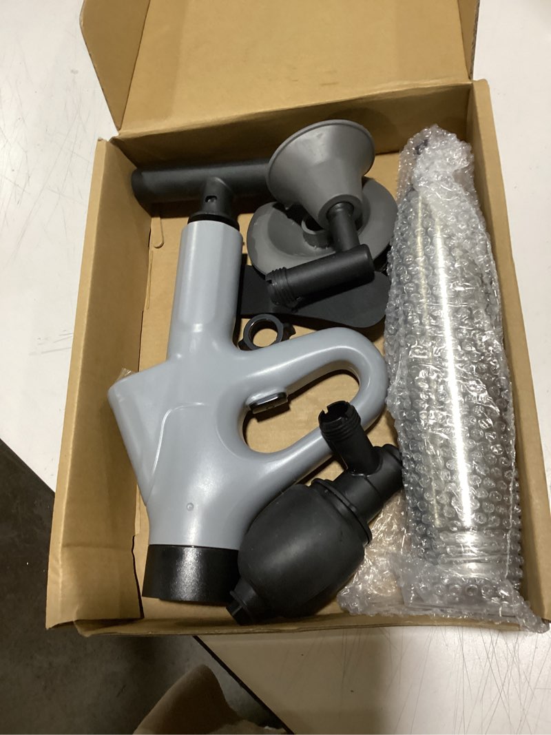 Condition photo showing Good Condition for toilet plunger, high pressure toilet plunger,toilet auger air drain blaster with real-time, heavy duty plunger for bathroom and plumbing clogs (grey)